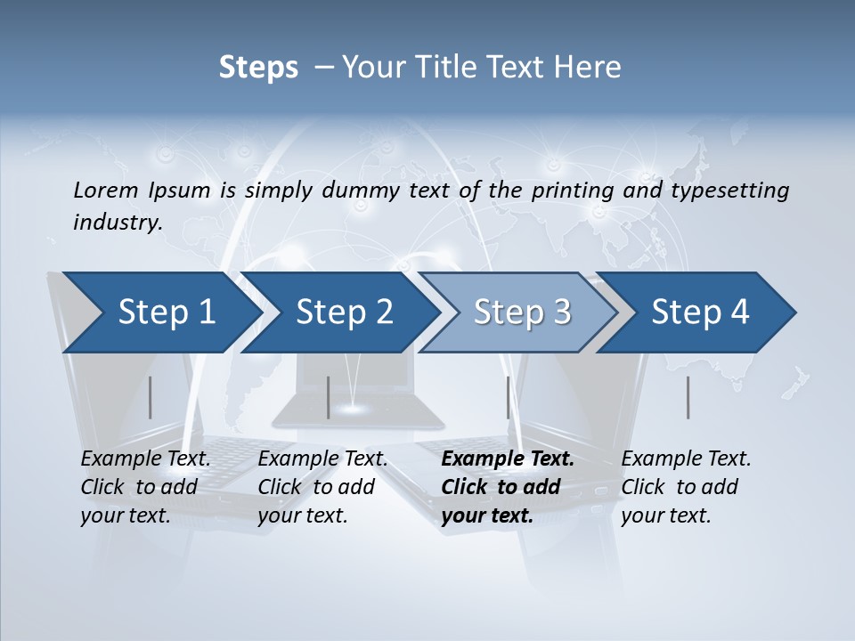 Touch Global Mobility PowerPoint Template