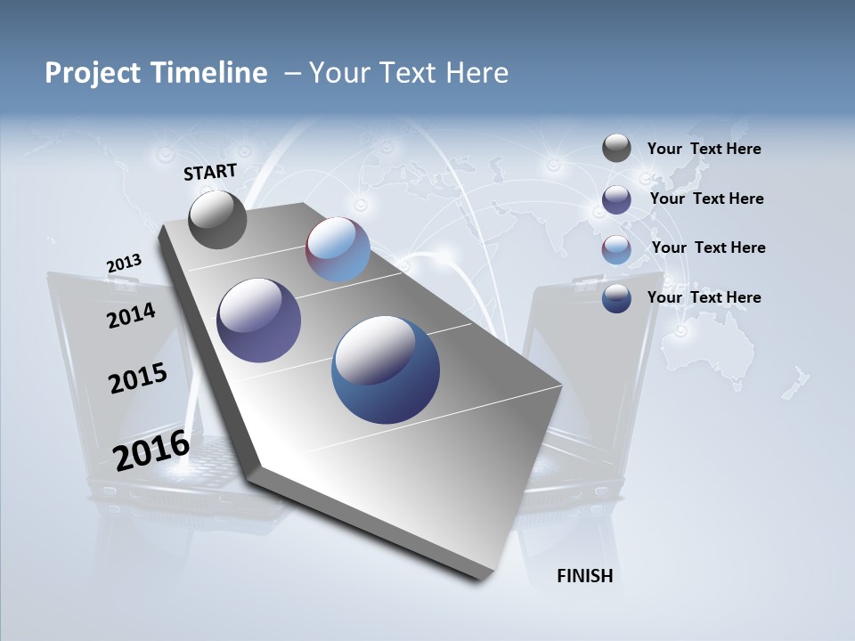 Touch Global Mobility PowerPoint Template