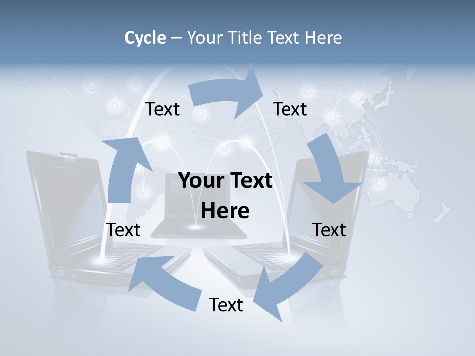 Touch Global Mobility PowerPoint Template