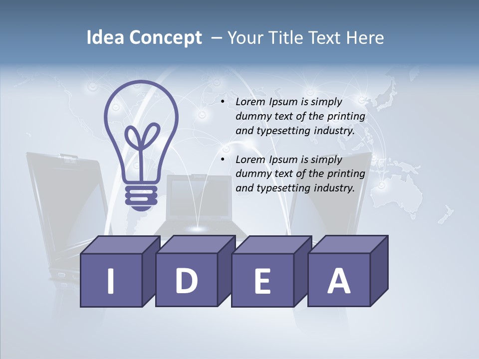 Touch Global Mobility PowerPoint Template