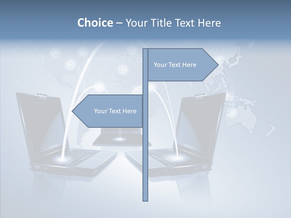 Touch Global Mobility PowerPoint Template