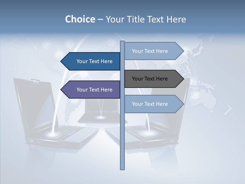 Touch Global Mobility PowerPoint Template