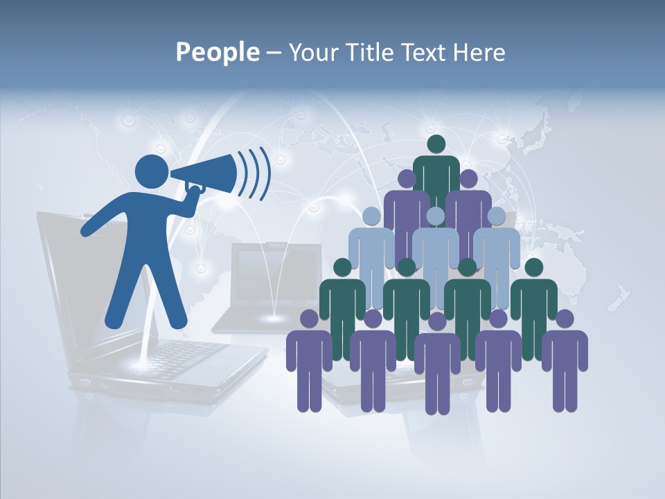 Touch Global Mobility PowerPoint Template