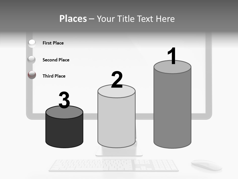 Technology Liquid Crystal Keyboard PowerPoint Template