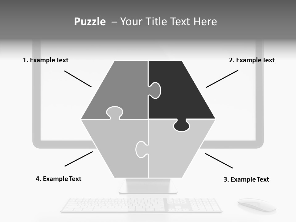 Technology Liquid Crystal Keyboard PowerPoint Template