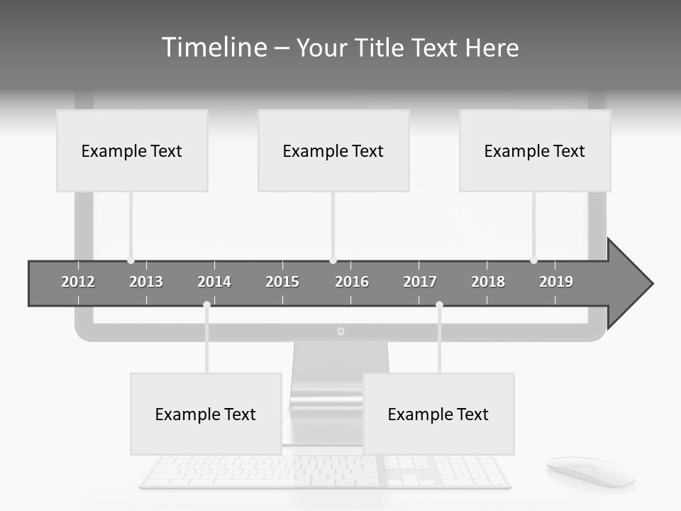 Technology Liquid Crystal Keyboard PowerPoint Template