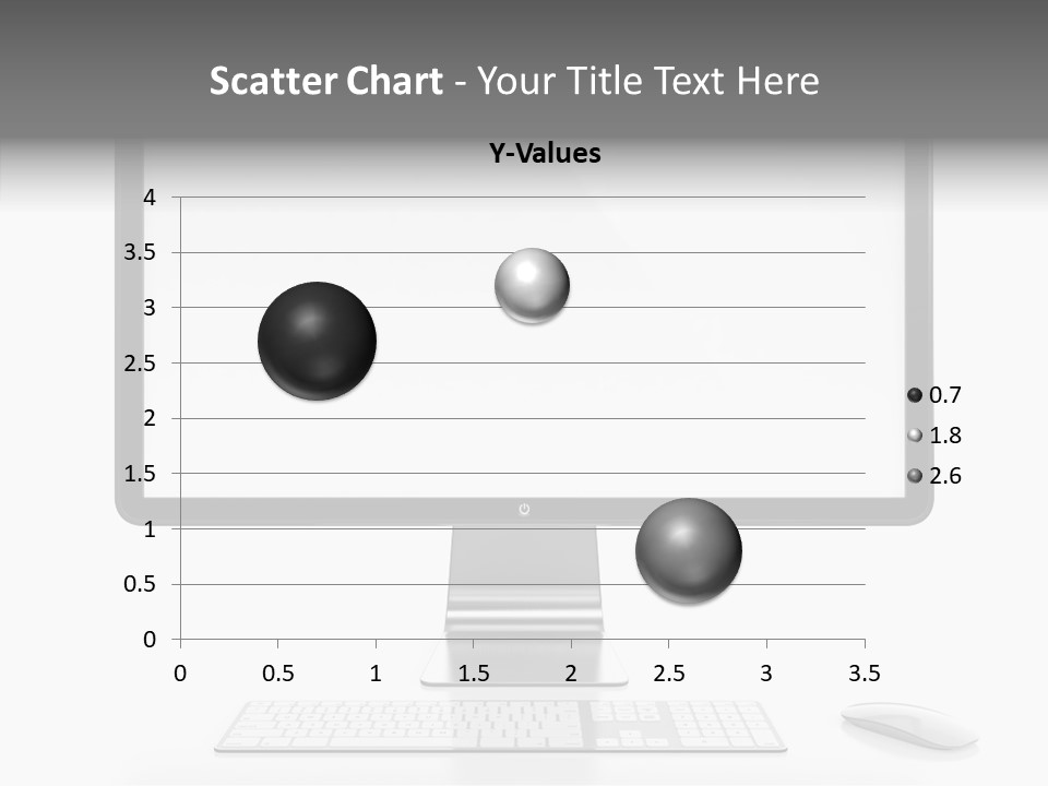 Technology Liquid Crystal Keyboard PowerPoint Template