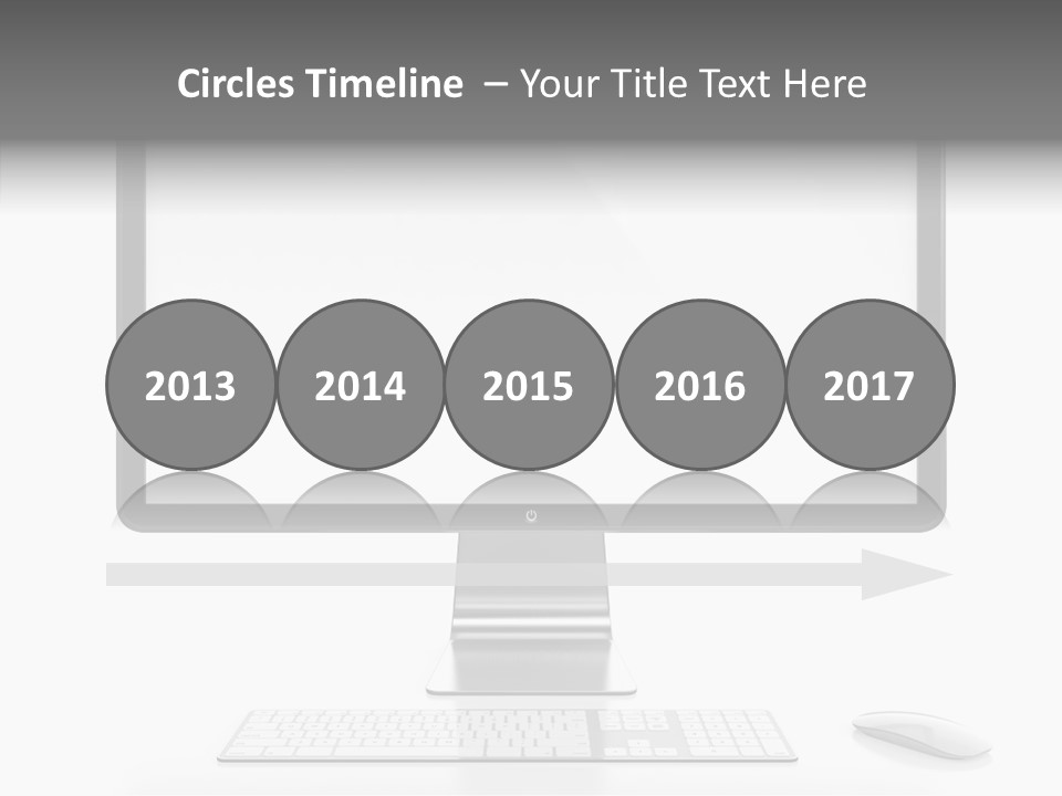 Technology Liquid Crystal Keyboard PowerPoint Template