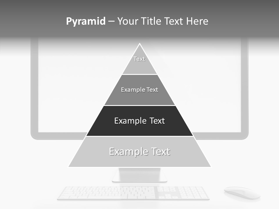 Technology Liquid Crystal Keyboard PowerPoint Template