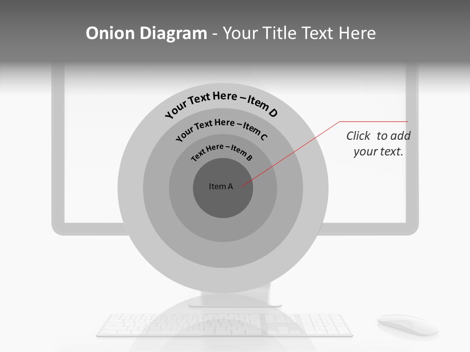Technology Liquid Crystal Keyboard PowerPoint Template