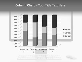 Technology Liquid Crystal Keyboard PowerPoint Template