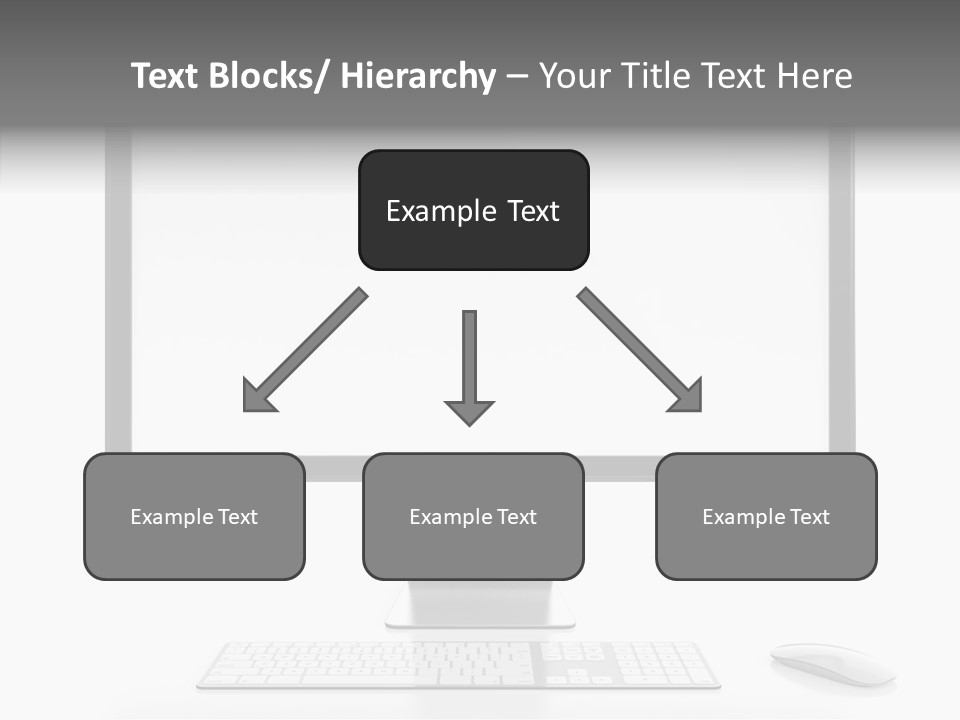 Technology Liquid Crystal Keyboard PowerPoint Template