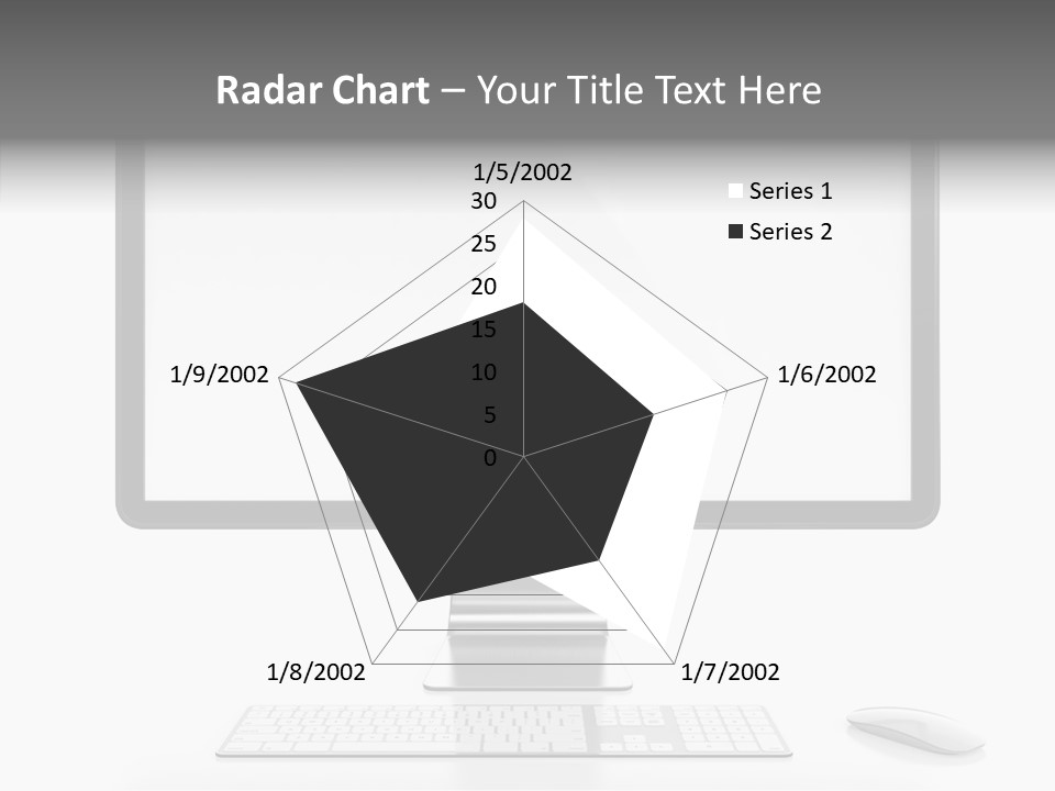 Technology Liquid Crystal Keyboard PowerPoint Template