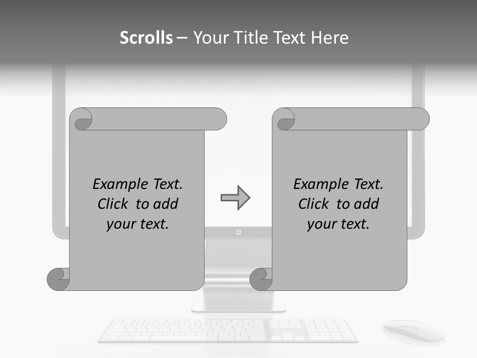 Technology Liquid Crystal Keyboard PowerPoint Template