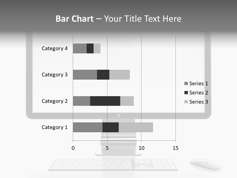 Technology Liquid Crystal Keyboard PowerPoint Template
