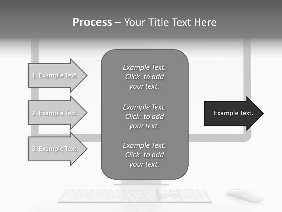 Technology Liquid Crystal Keyboard PowerPoint Template