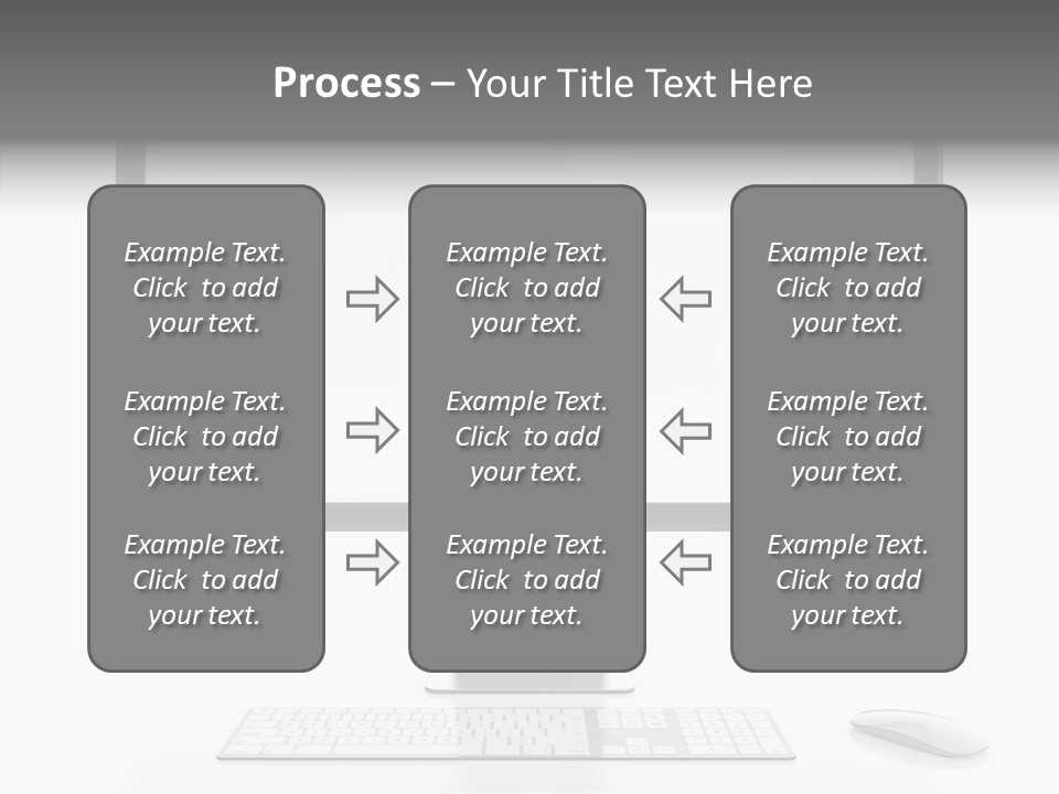Technology Liquid Crystal Keyboard PowerPoint Template