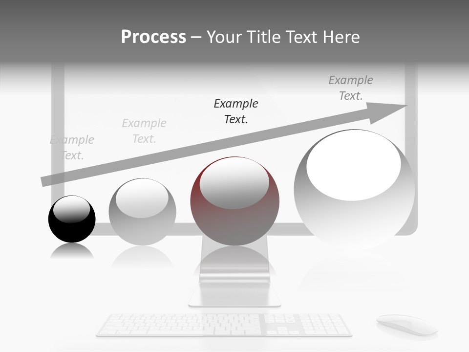 Technology Liquid Crystal Keyboard PowerPoint Template