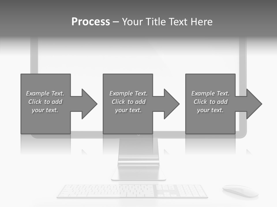 Technology Liquid Crystal Keyboard PowerPoint Template