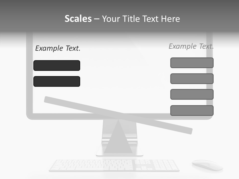 Technology Liquid Crystal Keyboard PowerPoint Template