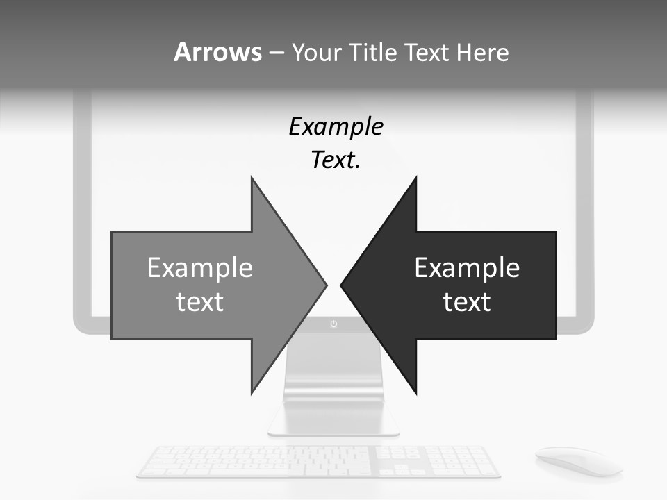 Technology Liquid Crystal Keyboard PowerPoint Template