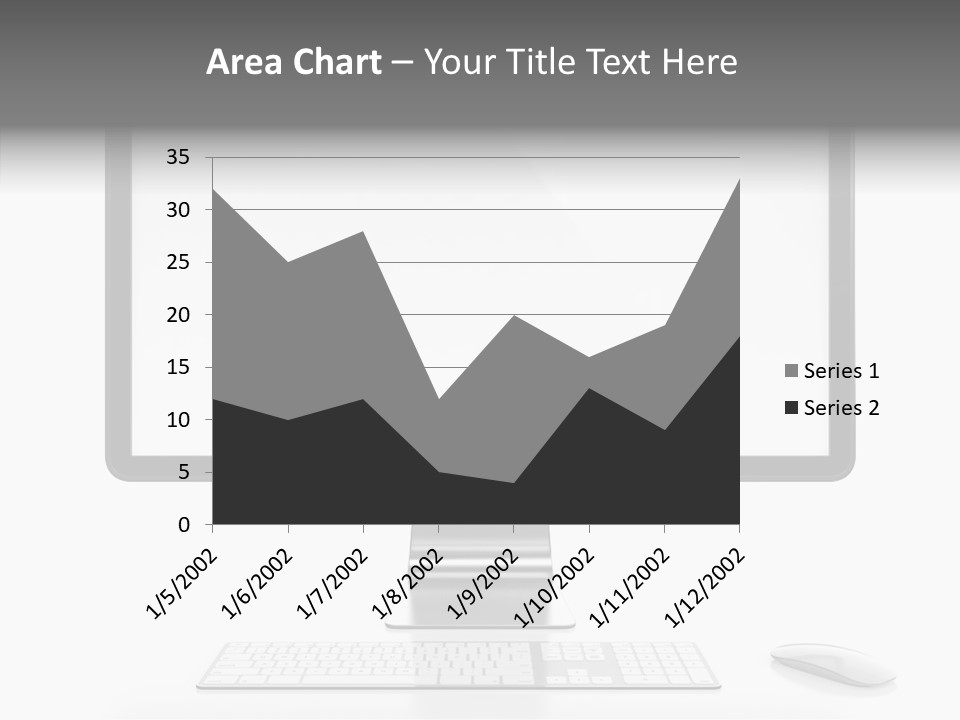 Technology Liquid Crystal Keyboard PowerPoint Template