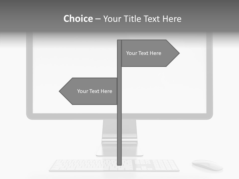 Technology Liquid Crystal Keyboard PowerPoint Template