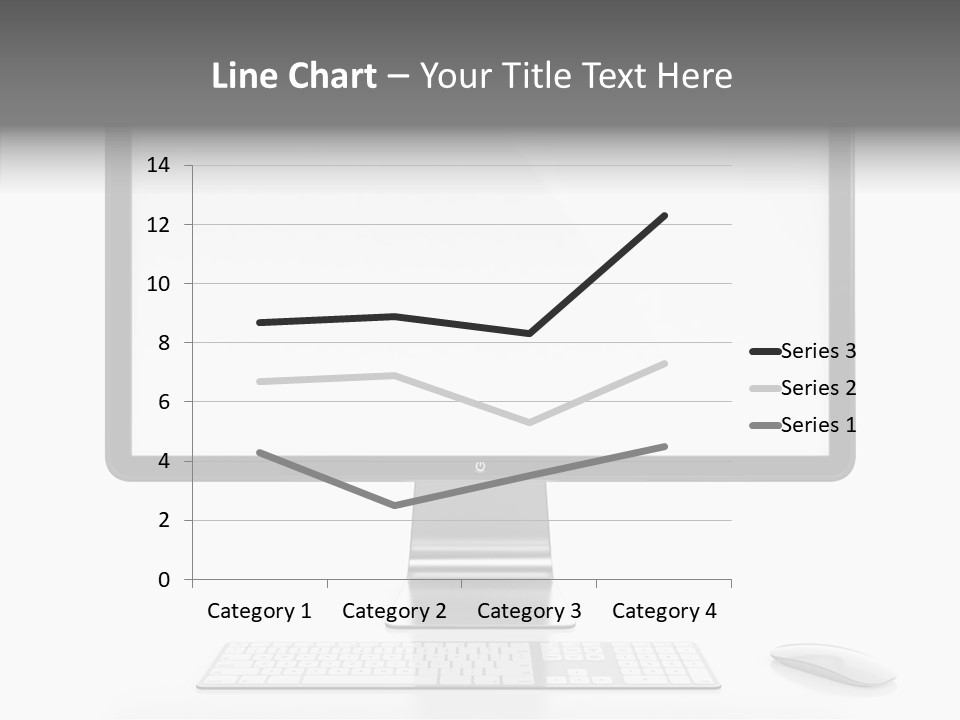 Technology Liquid Crystal Keyboard PowerPoint Template
