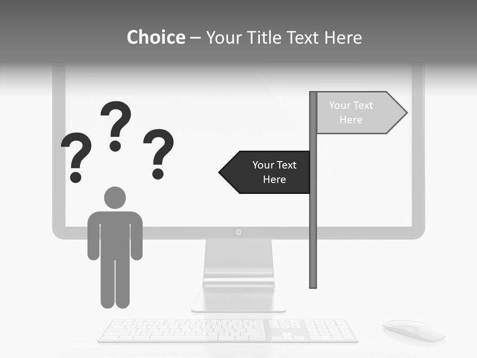 Technology Liquid Crystal Keyboard PowerPoint Template