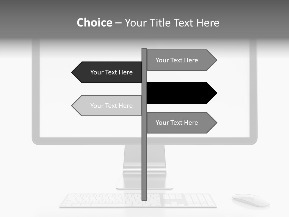 Technology Liquid Crystal Keyboard PowerPoint Template
