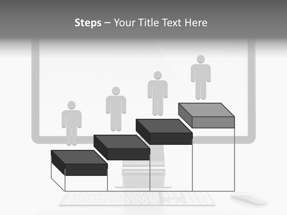 Technology Liquid Crystal Keyboard PowerPoint Template