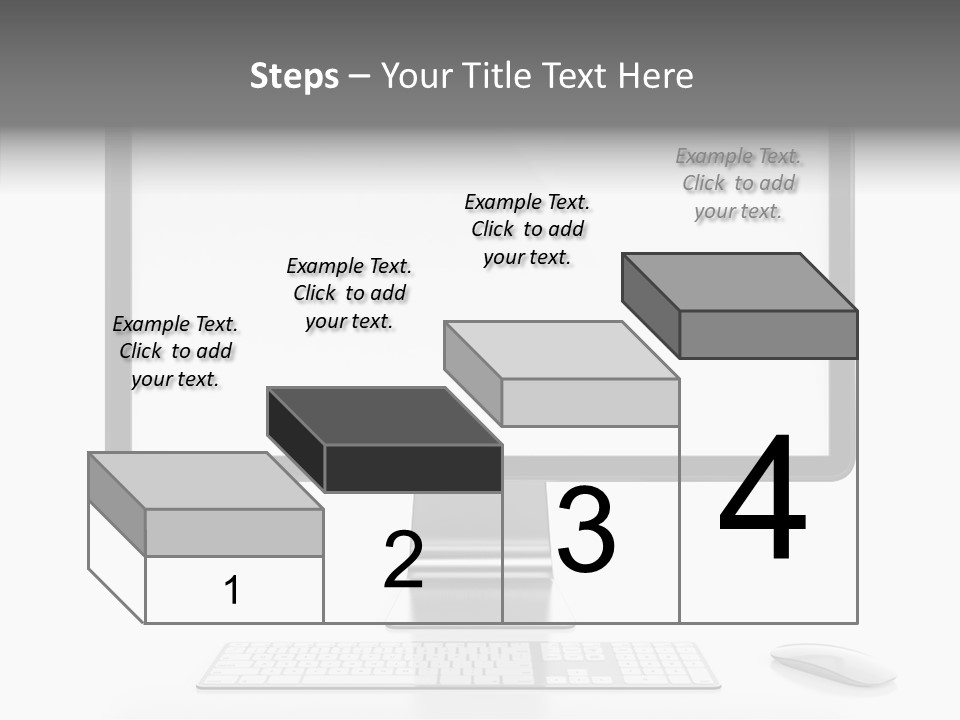 Technology Liquid Crystal Keyboard PowerPoint Template