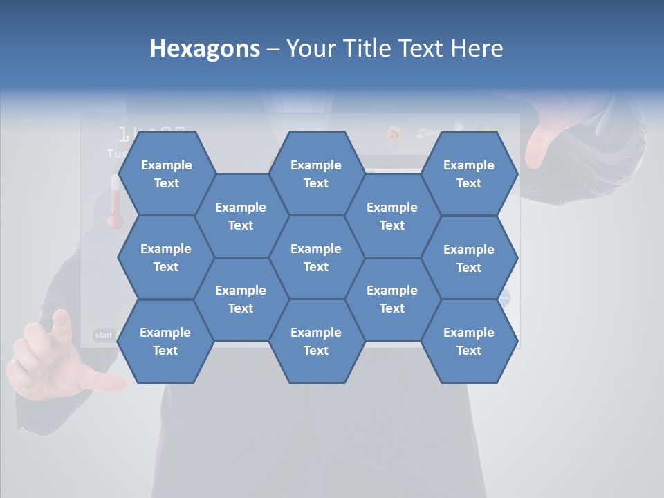 Touchscreen London Connection PowerPoint Template