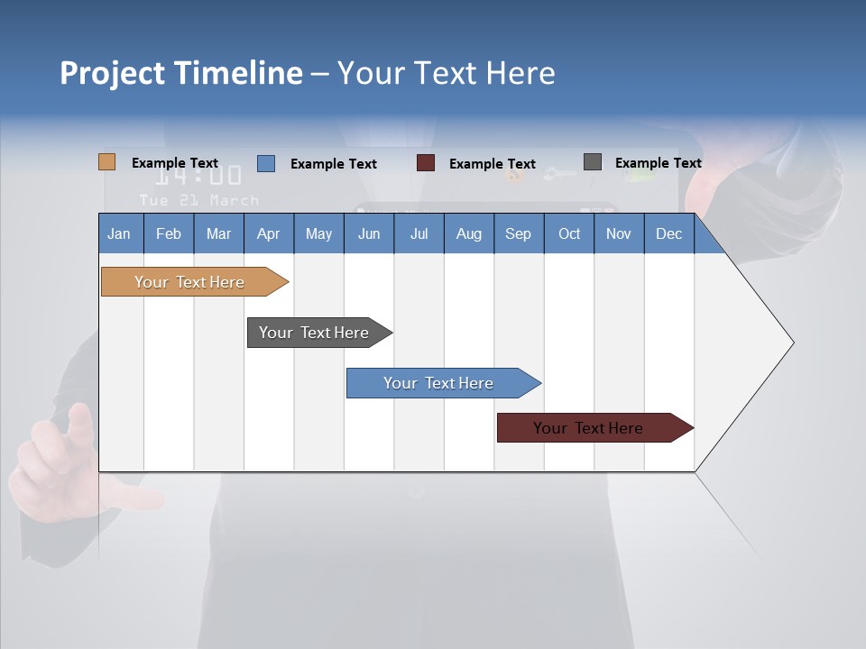 Touchscreen London Connection PowerPoint Template