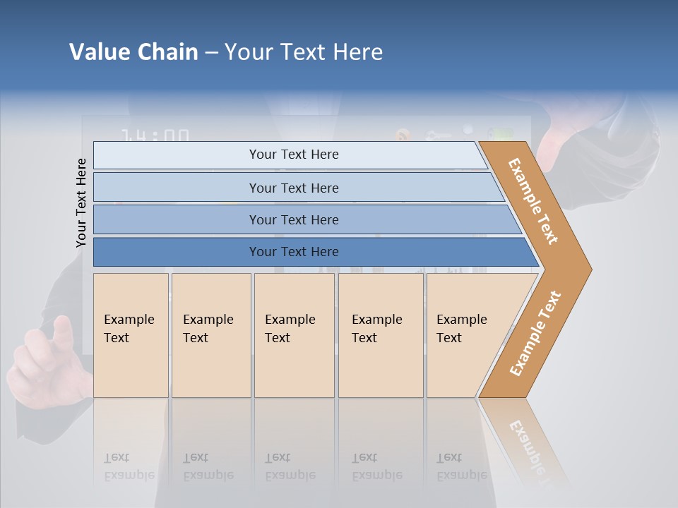 Touchscreen London Connection PowerPoint Template
