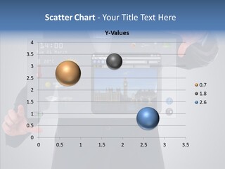 Touchscreen London Connection PowerPoint Template