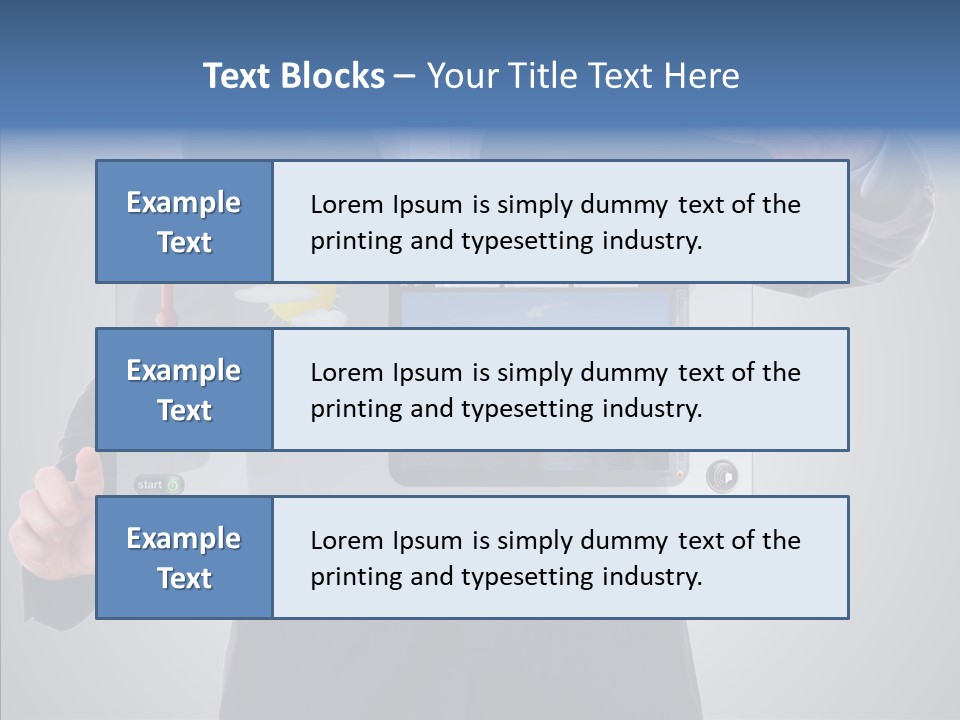 Touchscreen London Connection PowerPoint Template