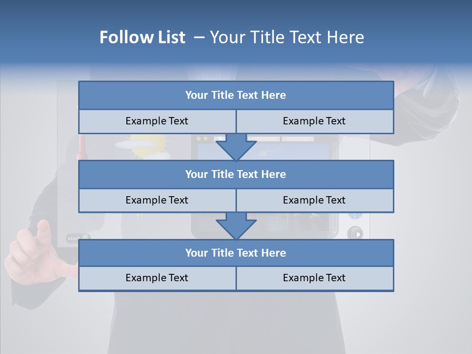 Touchscreen London Connection PowerPoint Template