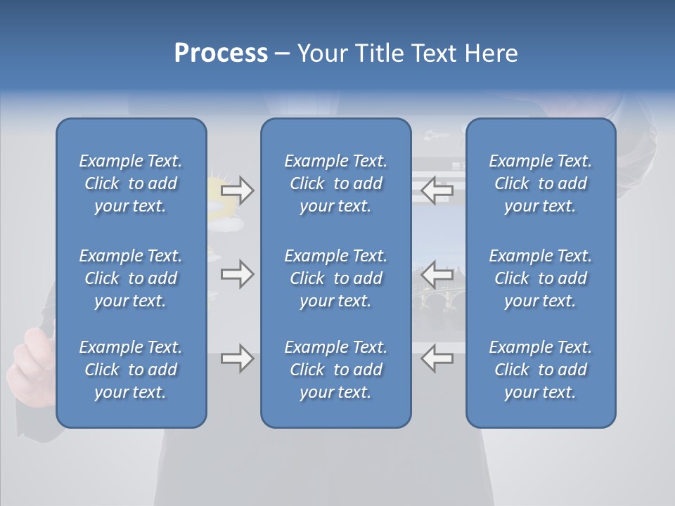 Touchscreen London Connection PowerPoint Template
