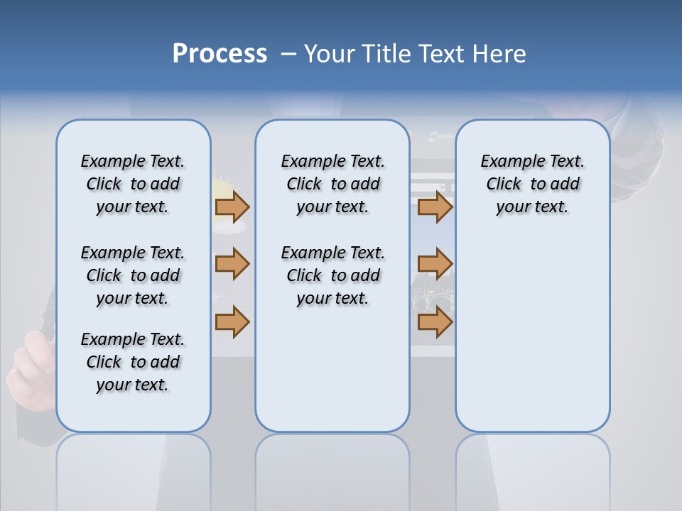 Touchscreen London Connection PowerPoint Template