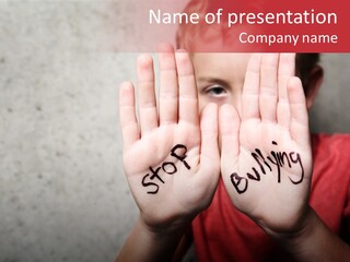 Prevent Problem Abusive PowerPoint Template