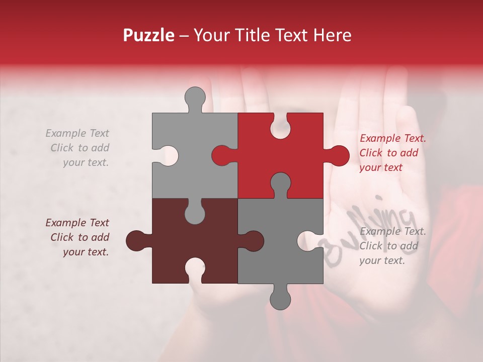 Prevent Problem Abusive PowerPoint Template