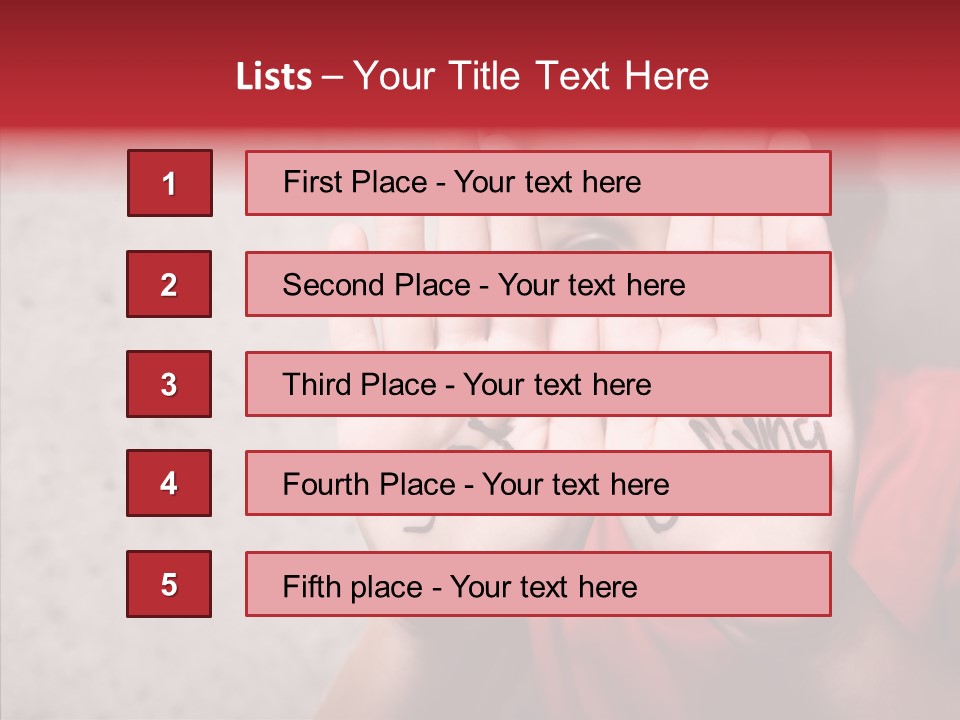 Prevent Problem Abusive PowerPoint Template