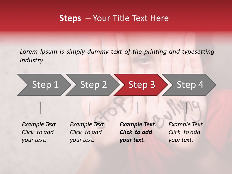 Prevent Problem Abusive PowerPoint Template