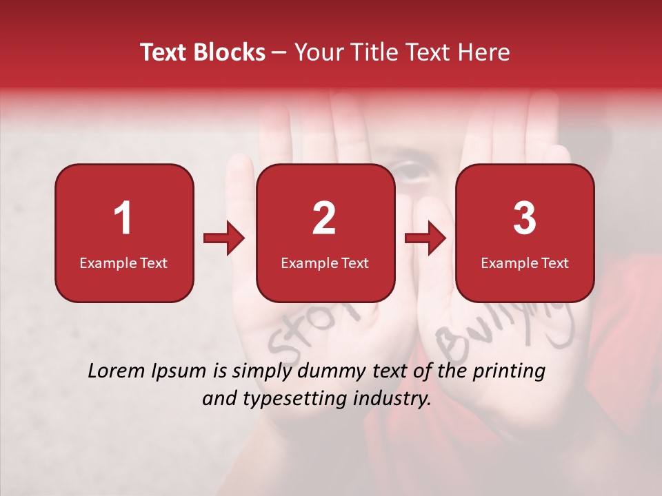Prevent Problem Abusive PowerPoint Template