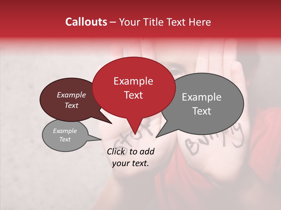 Prevent Problem Abusive PowerPoint Template