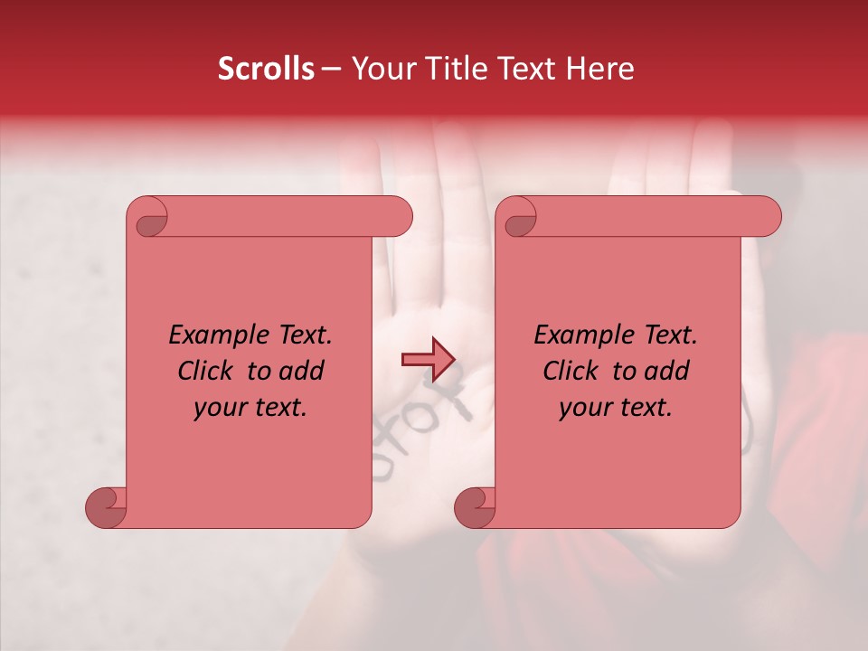 Prevent Problem Abusive PowerPoint Template