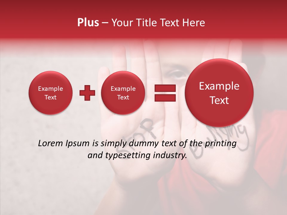 Prevent Problem Abusive PowerPoint Template