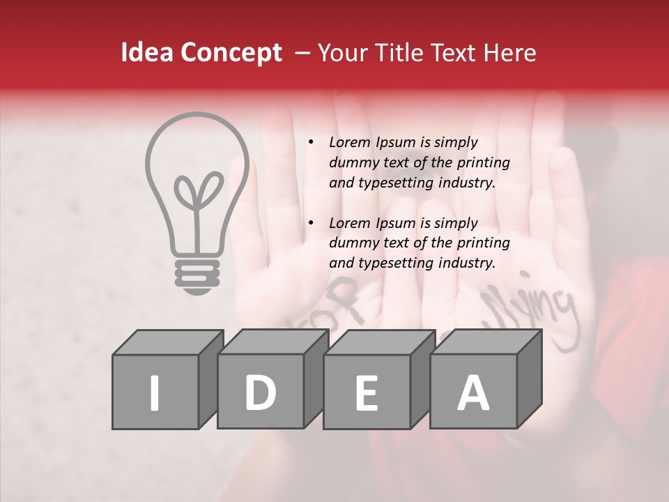 Prevent Problem Abusive PowerPoint Template