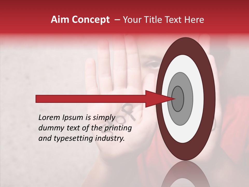 Prevent Problem Abusive PowerPoint Template